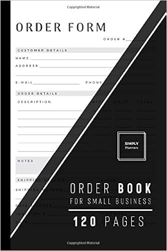 Order Book For Small Business A5 Daily Sales Log Purchase Record Journal Customer Order Forms Tracker Amazon Co Uk Planners Simply Books