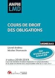 COURS DE DROIT DES OBLIGATIONS - 3EME EDITION (AMPHI LMD) (French Edition) by 