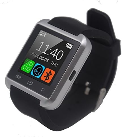 FunnTech Smart Watch with Bluetooth Pedometer Sleep Monitor Activity Tracker Fitness Tracker (Silver)