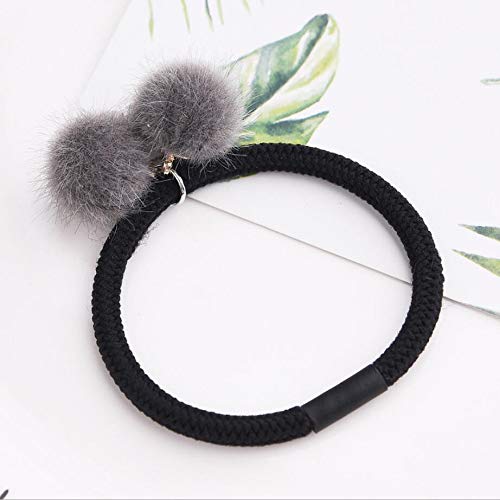 Wall of Dragon 2018 New Pompom Elastic Hair Bands Rope Women Girls Hairball Hair Ties Accessories Ponytail Holder Scrunchy Feminine Gift