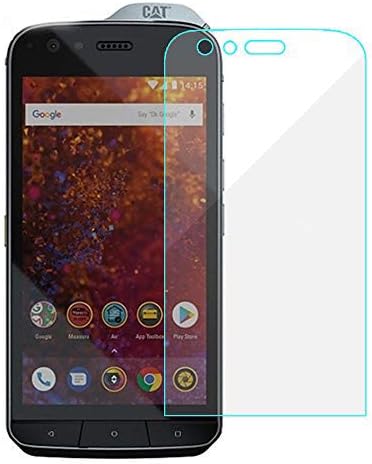 [2 Pack] CCDZ Clear Tempered Glass for CAT S61 Screen Protector Glass,Bubble-Free/Multi-Touch/Anti-Scratch Screen Protector Screen Protector for CAT S61 Transparent Tempered Film