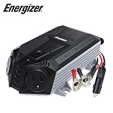 Energizer 500 Watts Power Inverter DC 12V to 110V AC Converter, Modified Sine Wave, Dual 110 Volt AC Outlets, 2.4A USB Ports, Car Adapter and Battery Clips - MET Approved to UL and CSA Standards