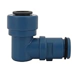 Hydro-Logic Dark Blue Drain Elbow for Merlin