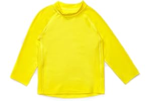 Leveret Long Sleeve Baby Boys Girls Rash Guard Sun Protected UPF + 50 Kids & Toddler Swim Shirt (12 Months-5 Toddler)