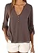 Farktop Women's Plus Size Casual Loose V Neck Chiffon T Shirt Blouse Tops