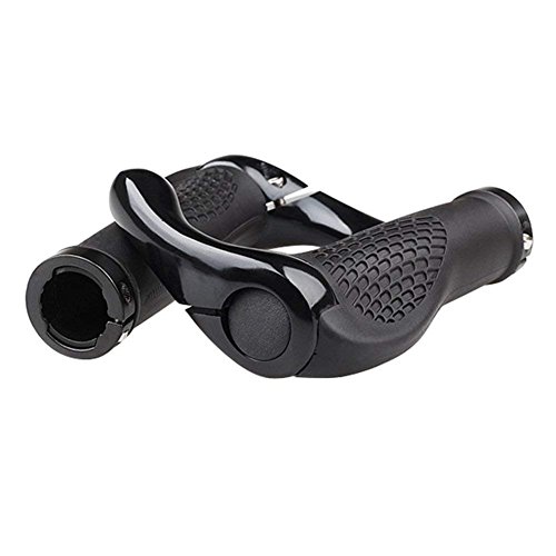 image for HOMEE Bike Handlebar Grips, Non-Slip-Rubber Bicycle Handle Grip with A