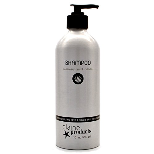 Returnable, Refillable Shampoo 16oz, Rosemary, Mint, Vanilla (Original with pump)
