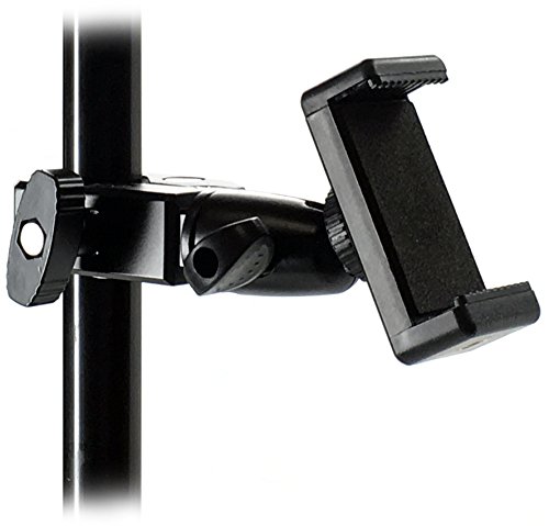 iShot Pro Remora S1 iPhone Universal Smartphone Tripod Monopod Mount Holder + HD Metal Pipe Bar Pole Clamp Adapter - Compatible with iPhone Samsung Galaxy Nexus LG HTC and Other 2.2-3.2" Cell Phones