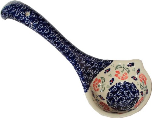 Polish Pottery Soup Tureen with Ladle Zaklady Ceramiczne Boleslawiec 1004/1367-963 Classic Pattern, 13.4 Cups - Thumbnail 3