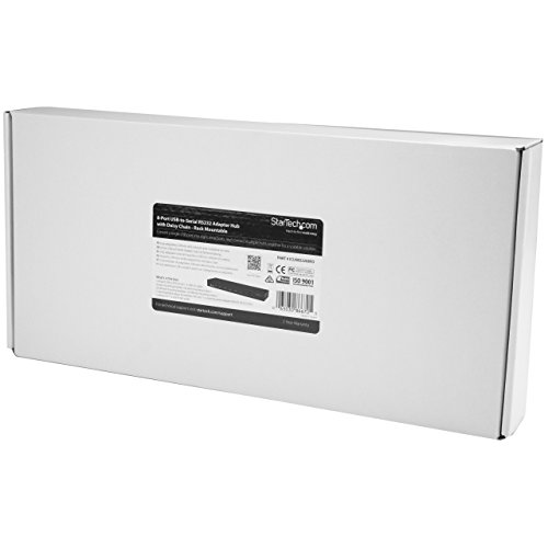 StarTech.com USB to Serial Hub - 8 Port - COM Port Retention - Rack Mount and Daisy Chainable - FTDI USB to RS232 Hub