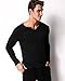 MODCHOK Men's Casual Henley T-Shirts Long Sleeve Slim Fit V Neck Basic Undershirt Tee Tops