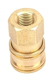 Forney 75127 Pressure Washer Accessories, Quick Coupler Female Socket, 1/4-Inch Female NPT, 5,500 PSI