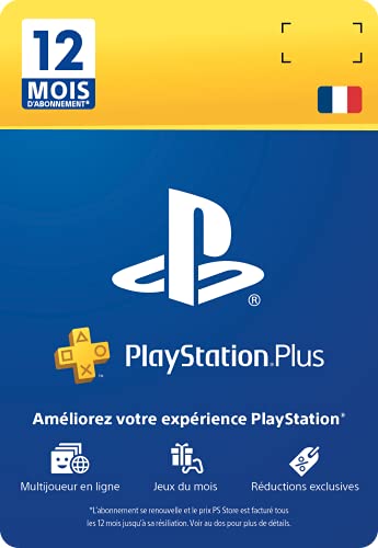 PlayStation Plus Card - Abonnement 12 Mois