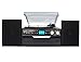7-in-1 Boytone BT-24DJB Turntable with Bluetooth Connection, 3 Speed 33, 45, 78 Rpm, CD, Cassette Player AM, FM USB, SD Slot, Aux Input. Encoding Vinyl & Radio & Cassette To-MP3, Remote controlthumb 2