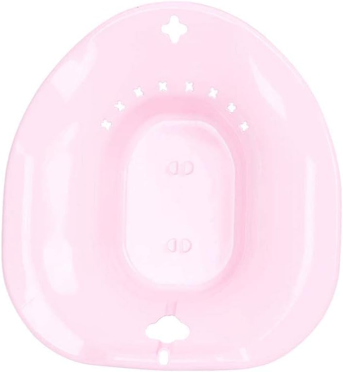RUNMIND Sitz Bath Over Toilet Remove Yoni Steam Seat Tub Steaming Cleaning Female Maternity Bath Seat Toilet Postpartum Care Only Tub Pink