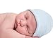 Melondipity Newborn Baby Hat - Baby Beanie Head Wraps for Boys - Soft, Knitted & Cute Fall Winter Hospital Caps Headwear for Infants Idea Blue, White