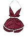 Sedrinuo Nightshirt Sexy Lingerie Silky Two Pieces Jumpsuit Outfits