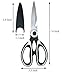 Kitchen Shears Kitchen Scissors DOGOO Heavy Duty Kitchen Purpose Utility Shears for Chicken, Poultry, Fish, Meat, Vegetables, Herbs,BBQ (Black/White)