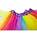 Dreamdanceworks Girls Layered Rainbow Tutu Skirt Dress Ballet Tiered