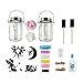 Fairy Lantern Craft Kit - DIY Fairy Lights (2 Pack) - Art Crafts for Girls Party - Children Toy Gift Set Kits - Make Your Own Hanging Lanterns - LED Kid Projects Idea