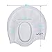 PHELRENA Swimming Cap Waterproof Premium Silicone Solid Long Hair Earmuffs Swim Cap Flexible Reversible for Adults Kids Women Men, Keeps Hair Clean Ear Dry, Free with Nose Clip and Ear Plugs