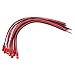 BestTong 20 Pairs Silicone Male & Female JST Connector 22 AWG JST Plug Connector 2 Pin Male Female Plug Connector Cable Wire for LED Lamp Strip RC Toys Battery 8 Inch