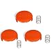 Biowow 3 Pack Trimmer Replacement 385022-03 Cover Weed Eater Spool Bump Cover&Spring for Black and Decker Black Decker RC-100-P, Weed Eater Cover, Weed Wacker Parts