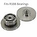 Stainless Steel Fidget Spinner Cap EDC Metal Center Button Upgrade for 608 and R188 Bearings by Bever Products