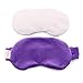 LotFancy Heated Eye Mask for Dry Eyes, Microwavable, Lavender Eye Compress Moist Heat, Cooling Eye Mask for Sleeping, Hot Cold Therapy for Stye, Puffy