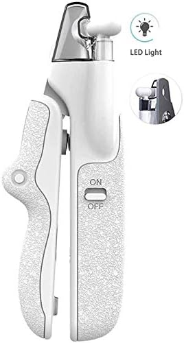 Wensince Reinvented Cat and Dog Nail Clippers, Led Pet Nail Clippers to Avoid Over-Cutting, Tailored Dog Nail Clippers for Small Dogs Medium Dogs and All Cats, Suitable for Dogs Under 40 Pounds