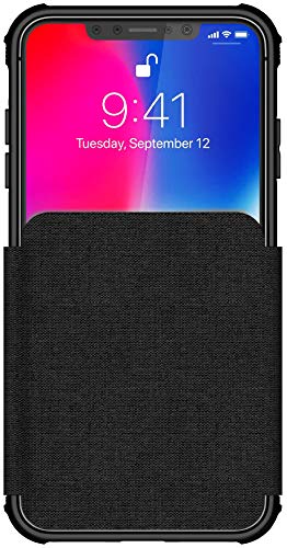 Ghostek Exec Folio Flip Card Holder Phone Case Designed for Apple iPhone Xs Max (2018) â€“ Black