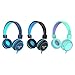 ELECDER i42 Kids Headphones, Safe Volume Limited 85dB, Foldable Adjustable On Ear Headphones, 3.5mm Jack Compatible with Cellphones, Computer, MP3/4 Kindle Tablet School (Green/Purple)