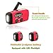 Emergency Radios, YOBY Hand Crank Self-Powered AM/FM/WB NOAA Portable Solar Weather Radio with Flashlight and 1000mAh Power Bank for Smart Phone