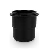 watchget 58mm Espresso Coffee Dosing Cup Stackable Coffee Powder Cup | Compatible with 58mm Portafilters; Barista Accessories for Coffee Bar Shop and Home Use; Frosted Black