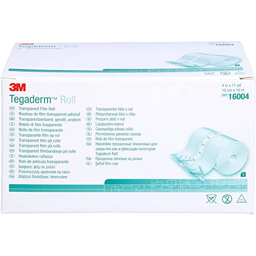 TEGADERM 3M Pflaster 10 cmx10 m Rolle 16004 1 St