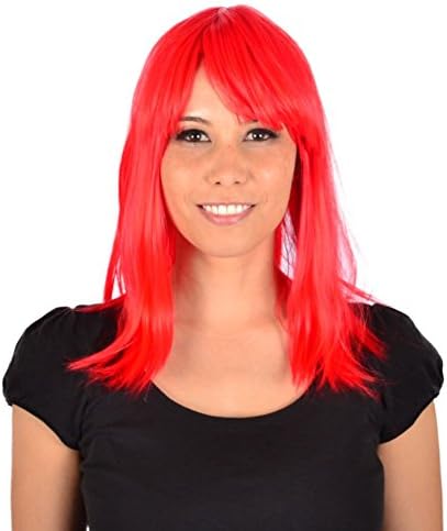 My Costume Wigs Women's Paramore-Hayley Williams Wig(Red Orange) One Size Fits All
