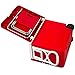 Giantex Multi Function Rolling Cooler Picnic Camping Outdoor w/Table & 2 Chairs Red