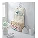Portable Hanging Travel Cosmetic Bag - Mr.Pro Waterproof Organizer Travel Makeup Toiletry Bag for Women/Men, Shaving Kit with Hanging Hook for vacation (White Flower)