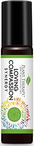 Plant Therapy Chakra 4 Loving Compassion Synergy (Heart Chakra) Pre-Diluted Roll-On 10 mL (1/3 oz) 100% Pure, Therapeutic Grade