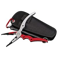 LULUME Fishing Pliers - Lightweight Aviation Aluminum-Alloy - Tungsten Steel Blade