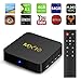 SCSETC Newest Android TV Box DDR4 4G+64GB,4K Android 8.1 H.265 64bit Media Streaming Player Smart Box with Wireless, Support Media,music,photo..(Black)