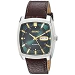 Seiko Men’s Recraft Series Automatic Leather Casual Watch (Model: SNKP27)
