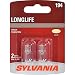 SYLVANIA - 194 Long Life Miniature - Bulb, Ideal for Interior Lighting - Trunk, Cargo and License Plate (Contains 2 Bulbs)