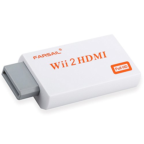 Farsail wii to hdmi - wii adapter for hdmi cable output…