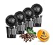 K&J Reusable K Cups Compatible with Keurig, 4 Pack, Black - Includes Freedom Clip for Compatibility With Keurig 2.0 Machines