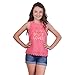 Pulla Bulla Big Girl Lace Tank Top Teen Graphic Sleeveless Tee Size 8 Berry