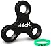 Chillax Fidget Spinner - Tri-Spinner Fidget Toy for Anxiety and ADHD (Black B)