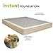 Hercules 8 Inch High Profile Foundation Mattress Box Spring Replacement for More Support Without Added Bulk and Sturdy Slats, California King