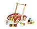 Janod ABC Walking Trolley with Blocks, 16.14 inches Tall, (J05379)