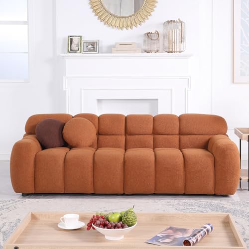 Alberobelo Boucle Sofa for Living Room, Cloud Couch